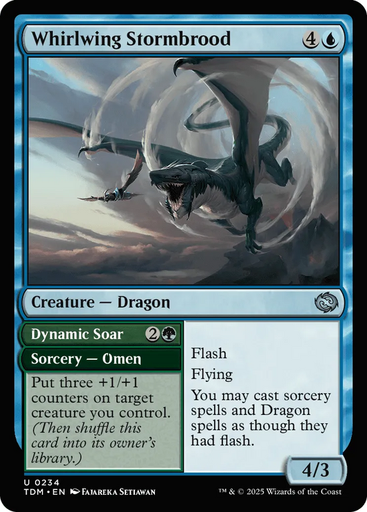 Whirlwing Stormbrood // Dynamic Soar Foil