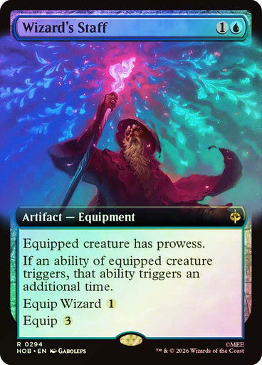 Wizard's Staff Extended Foil