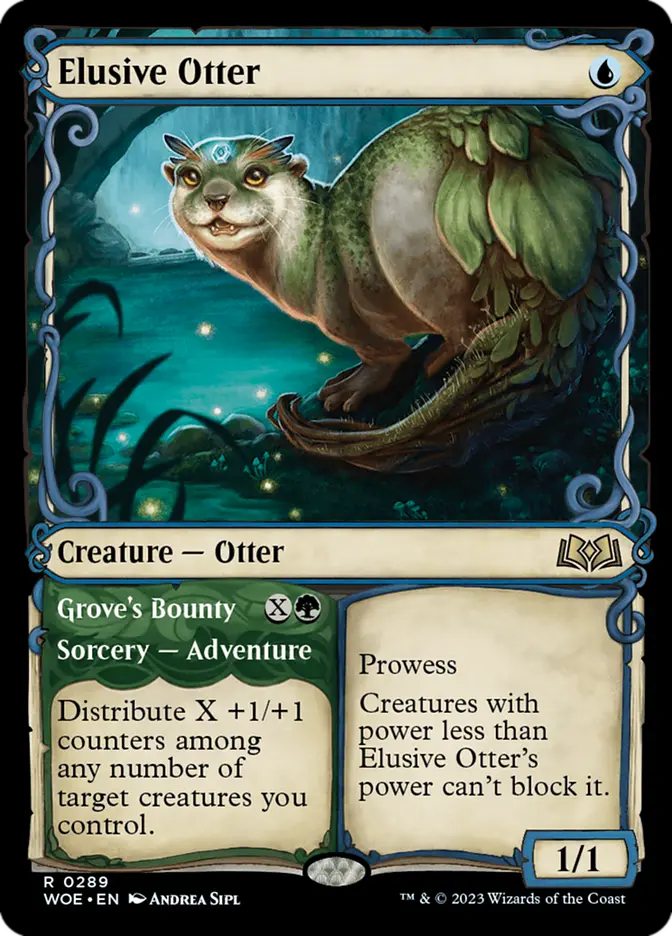 Elusive Otter // Grove's Bounty Showcase Foil