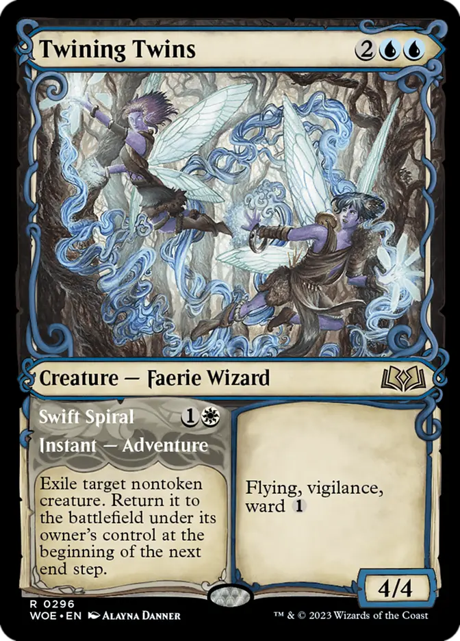 Twining Twins // Swift Spiral Showcase Foil