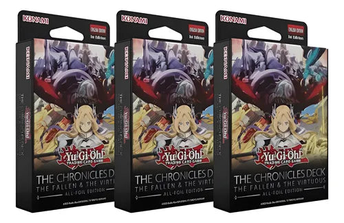 THE CHRONICLES DECK: The Fallen & The Virtuous All-Foil Structure Deck (3 Pack)